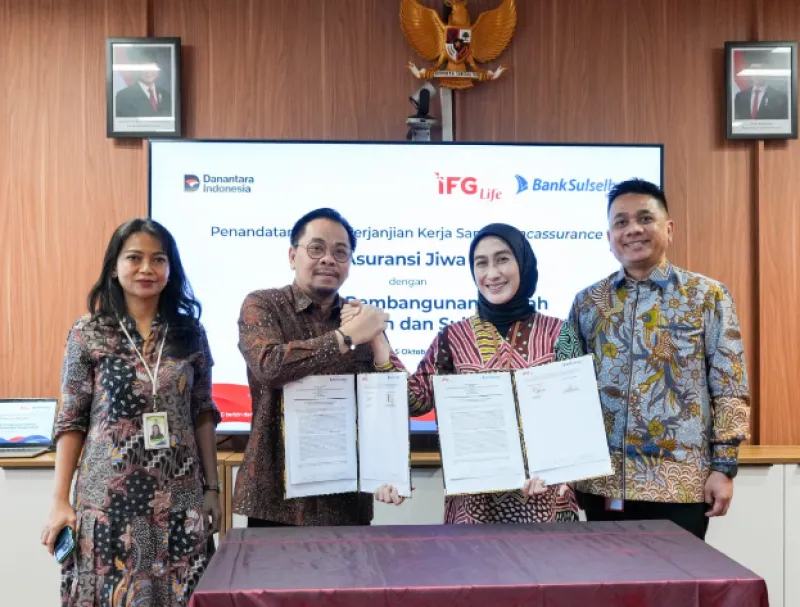 IFG Life dan Bank Sulselbar Jalin Kerja Sama Bancassurance