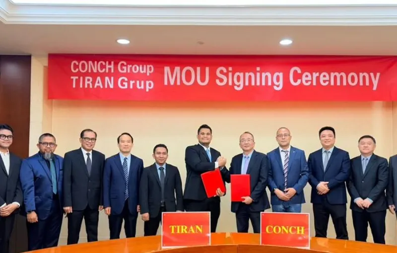 Tiran Nusantara Grup dan Conch Teken Kerja Sama Investasi Rp10 Triliun