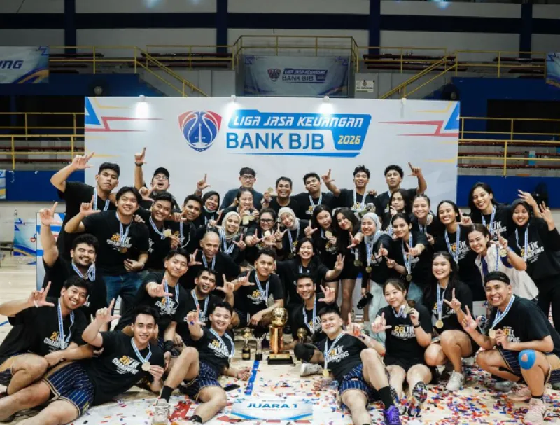 Bank Mandiri Raih Gelar Putra dan Putri Liga Jasa Keuangan 2026