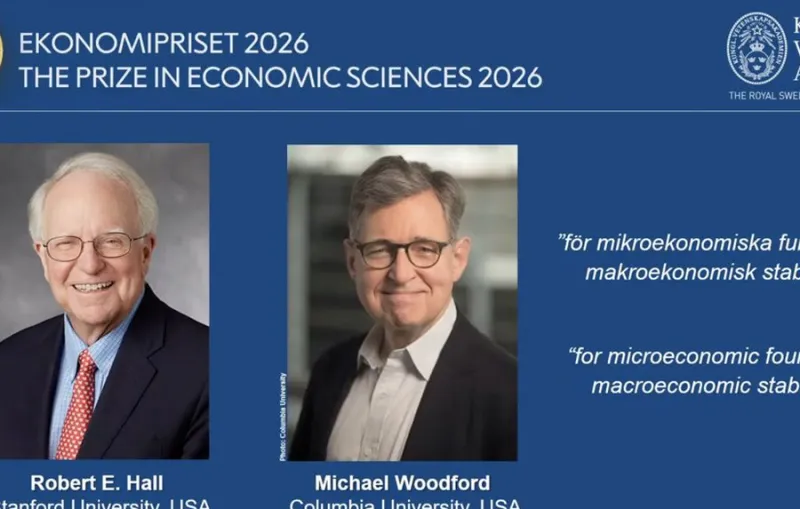 Robert E. Hall dan Michael Woodford Raih Nobel Ekonomi 2026