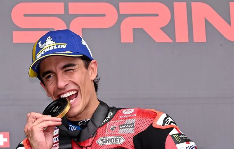 Marc Marquez Menang Sprint Race Australia Setelah Duel Sengit dengan Jorge Martin